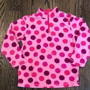 Hanna Andersson polar flc quarter zip sz 6x-7 120